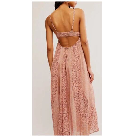 Free People Forever Time Sleeveless Midi Dress Size Large - Picture 4 of 16